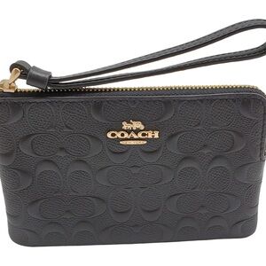 Coach Black Wristlet